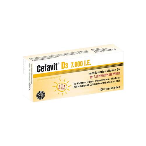 Cefavit D3 7.000 I.E. Filmtabletten - 1