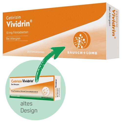 Cetirizin Vividrin® - Schnell wirksame Allergietabletten - 5