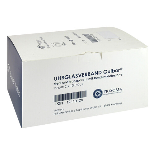 Uhrglasverband Guibor steril transparent - 1