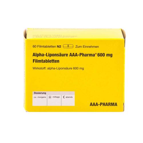 Alpha Lipons&auml;ure AAA Pharma 600 mg Filmtabletten - 1