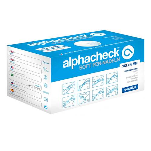 Alphacheck soft Pen-Nadeln 31 Gx6 mm - 1