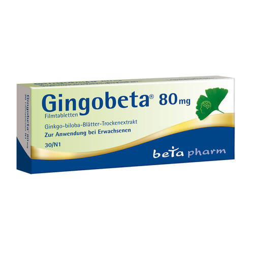 Gingobeta 80 mg Filmtabletten - 1