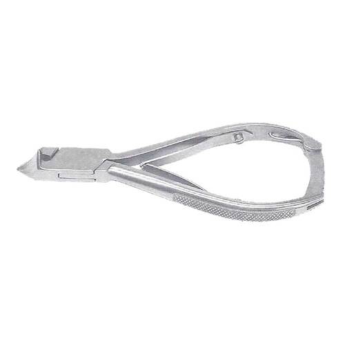 Nagelzange 14 cm Kopfschneider mit Sperre rostfrei - 1