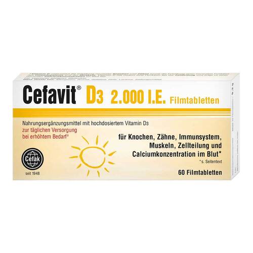 Cefavit D3 2.000 I.E. Filmtabletten - 1