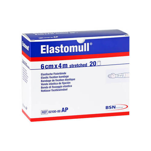 Elastomull 6 cmx4 m 2100 elastisch Fixierbinde  - 1