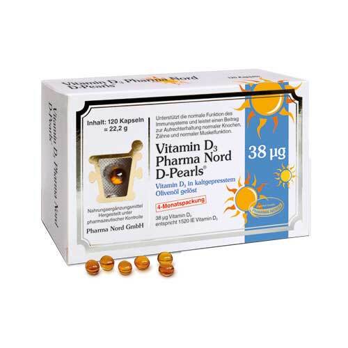 Vitamin D3 Pharma Nord D-Pearls Kapseln - 1