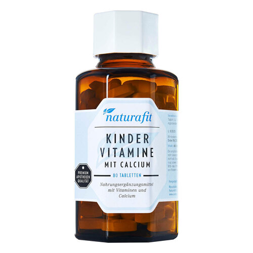 Naturafit Kindervitamine mit Calcium Lutschtabletten - 1