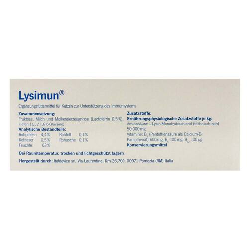 Lysimun Erg&auml;nzungsfutterm.L&ouml;sung f&uuml;r Katzen - 2