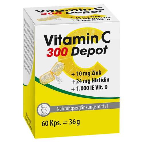 Vitamin C 300 Depot + Zink + Histidin + D Kapseln - 1