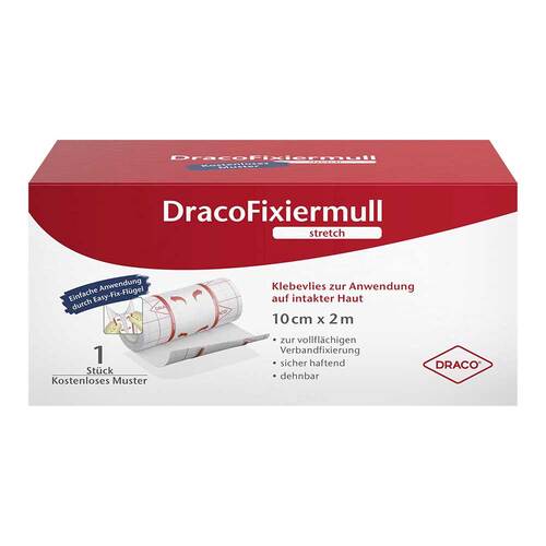 Dracofixiermull stretch 10 cmx2 m - 1