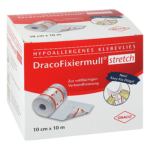 Dracofixiermull stretch 10 cmx10 m - 1