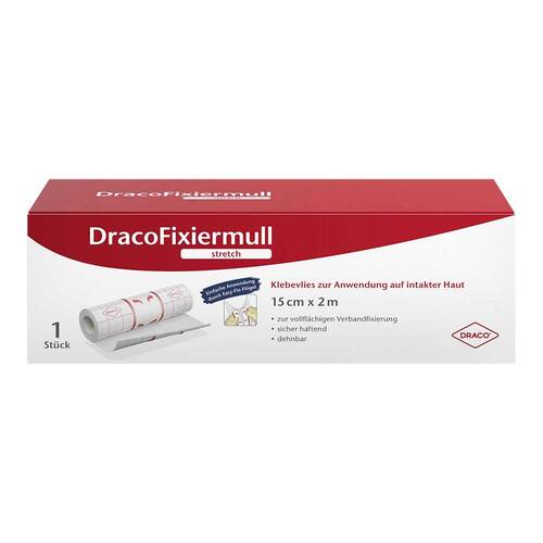 Dracofixiermull stretch 15 cmx2 m - 1