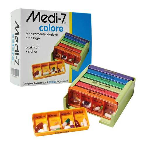 Medi 7 Medikamentendos.f&uuml;r 7 Tage colore - 1