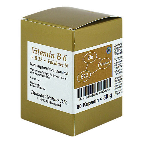 Vitamin B6 + B12 + Fols&auml;ure N Kapseln - 1