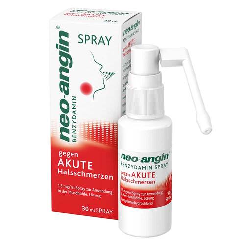 neo-angin® Benzydamin Spray gegen akute Halsschmerzen - 1