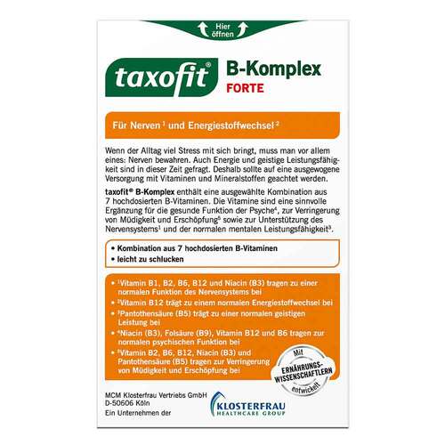 Taxofit B-Komplex Tabletten - 8