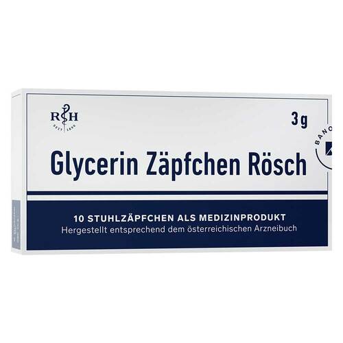 Glycerin Zäpfchen Rösch 3 g gegen Verstopfung