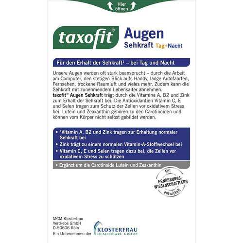 Taxofit Augen Sehkraft Kapseln - 2