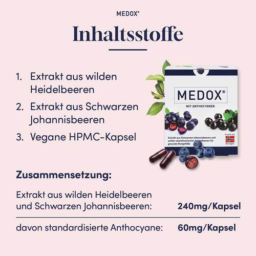 Medox Anthocyane aus wilden Beeren Kapseln - 5