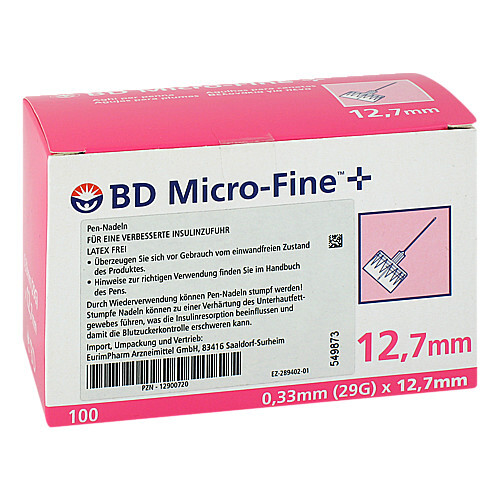 BD Micro-Fine + Pen-Nadeln 0,33x12,7 mm 29 G - 1
