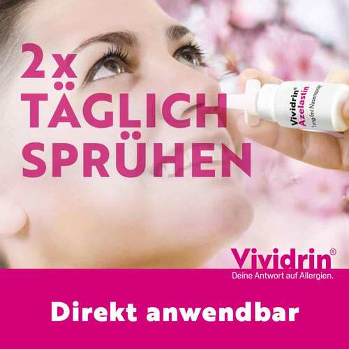 Vividrin® Azelastin Nasenspray Akuthilfe bei Heuschnupfen und Allergien - 5