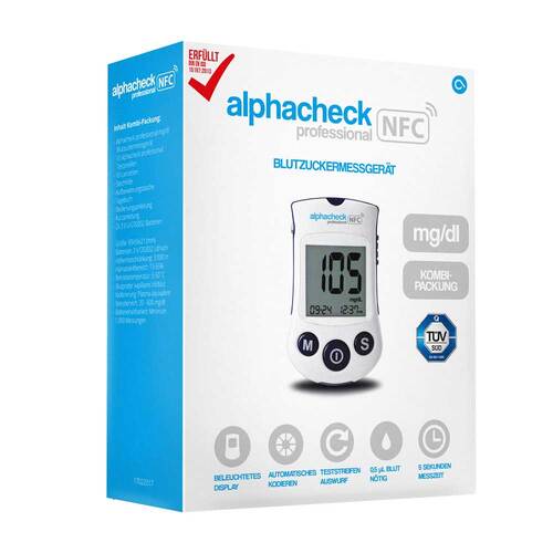 Alphacheck professional Blutzuckerm.mg / dl Kombipa. - 1