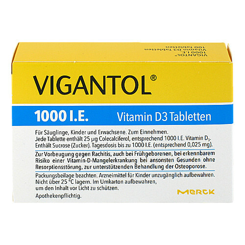 Vigantol 1.000 I.E. Vitamin D3 Tabletten - 2