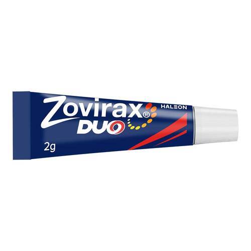 Zovirax® DUO Creme bei Lippenherpes. 5 % Aciclovir, 1 % Hydrocortison - 2