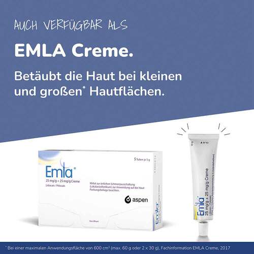 Emla Creme + Tegaderm Pflaster - 2