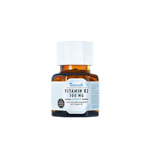 Naturafit Vitamin B2 100 mg Kapseln - 1