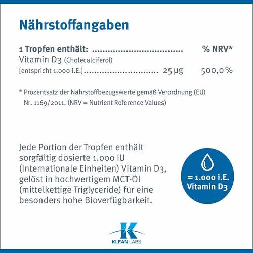 Vitamin D3 1.000 I.E. pro Tropfen - 5