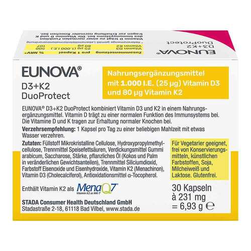 Eunova Duoprotect D3 + K2 1000 I.E. / 80 µg Kapseln - 2