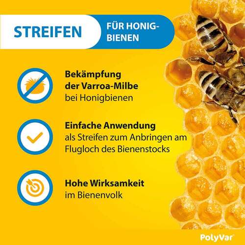 PolyVar YELLOW gegen Milben f&uuml;r den Bienenstock - 3