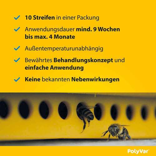 PolyVar YELLOW gegen Milben f&uuml;r den Bienenstock - 5