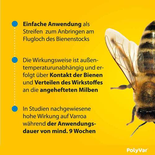 PolyVar YELLOW gegen Milben f&uuml;r den Bienenstock - 7