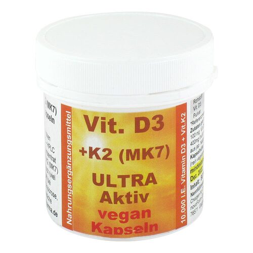VIT.D3 + K2 Ultra Aktiv 10.000 I.E. Kapseln - 1