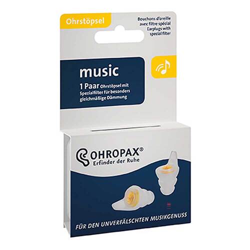 Ohropax music Ohrst&ouml;psel mit Filter - 1