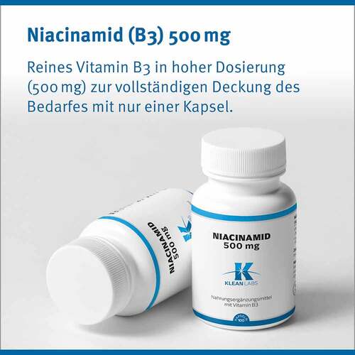 Niacinamid B3 500 mg Kapseln - 3