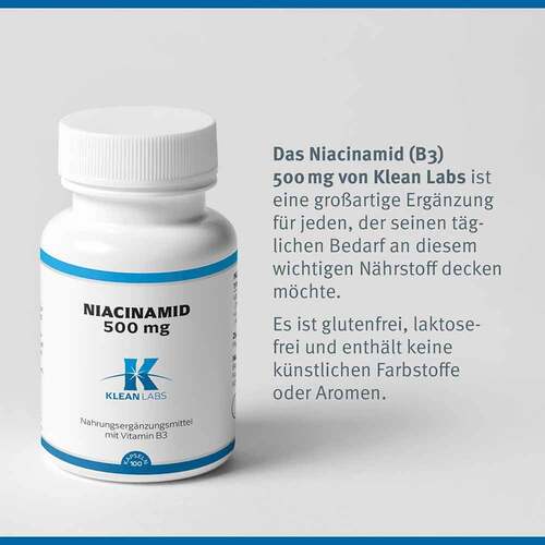 Niacinamid B3 500 mg Kapseln - 4