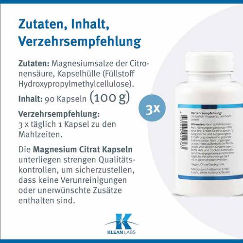 Magnesium Citrat Kapseln - 6