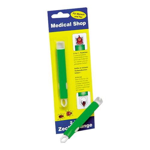 Zeckenzange mit 2 Zangenk&ouml;pfen - 1