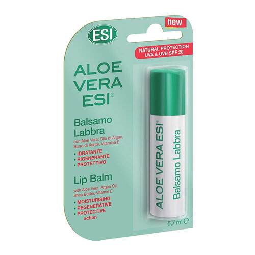 Lippenstift-Bals.mit Aloe-Vera + Argan-&Ouml;l + Vitamin E SPF 20 - 1