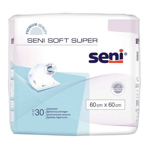 Seni Soft Super Bettschutzunterlagen 60x60 cm - 1