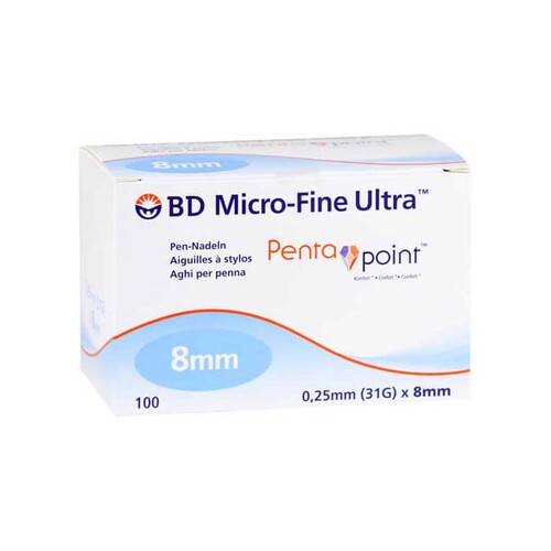 BD Micro-Fine Ultra Pen-Nadeln 0,25x8 mm 31 G - 1