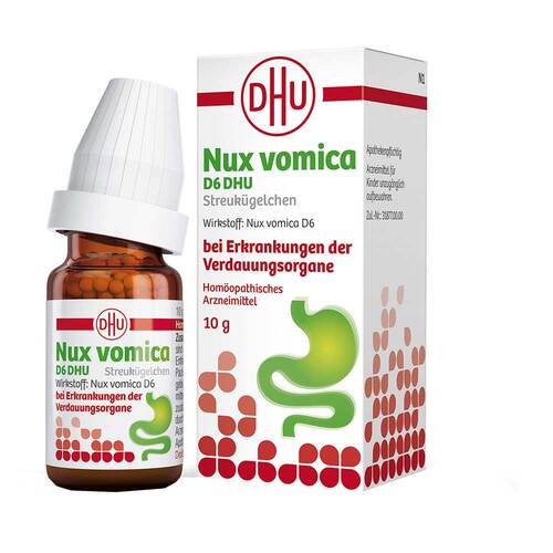 Nux vomica D6 DHU Globuli bei Erkrankung der Verdauungsorgane - 1