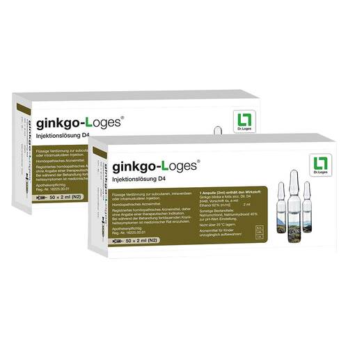 Ginkgo-Loges Injektionsl&ouml;sung D 4 Ampullen - 1