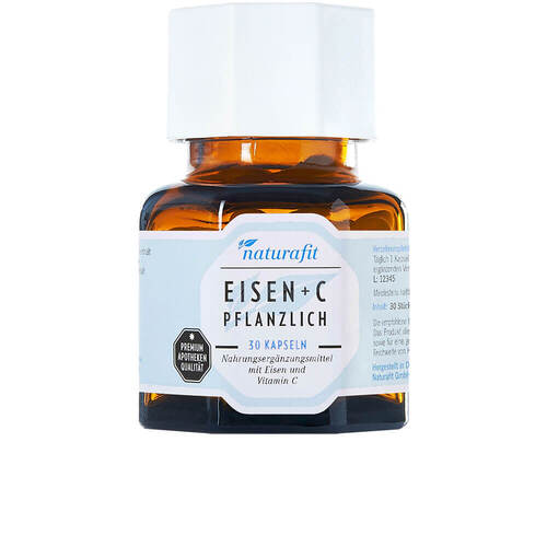 Naturafit Eisen plus C pflanzlich Kapseln - 1