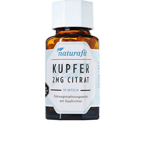 Naturafit Kupfer 2 mg Citrat Kapseln - 1