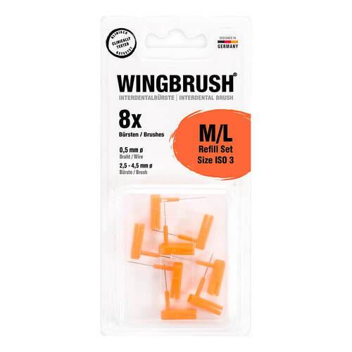 Wingbrush Refill-Set Interdentalb&uuml;rste Iso 3 med. / large - 1