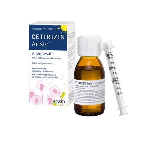 Cetirizin Aristo Allergiesaft 1 mg / ml L&ouml;sung zum Einnehmen  - 2